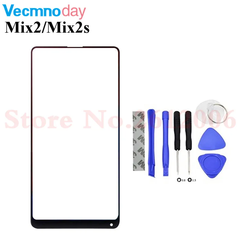 

Genuine For Xiaomi Mi Mix 2 2S/Mix2 Mix2s Front Glass Touch Screen LCD Outer Panel Lens Cover Repair Part