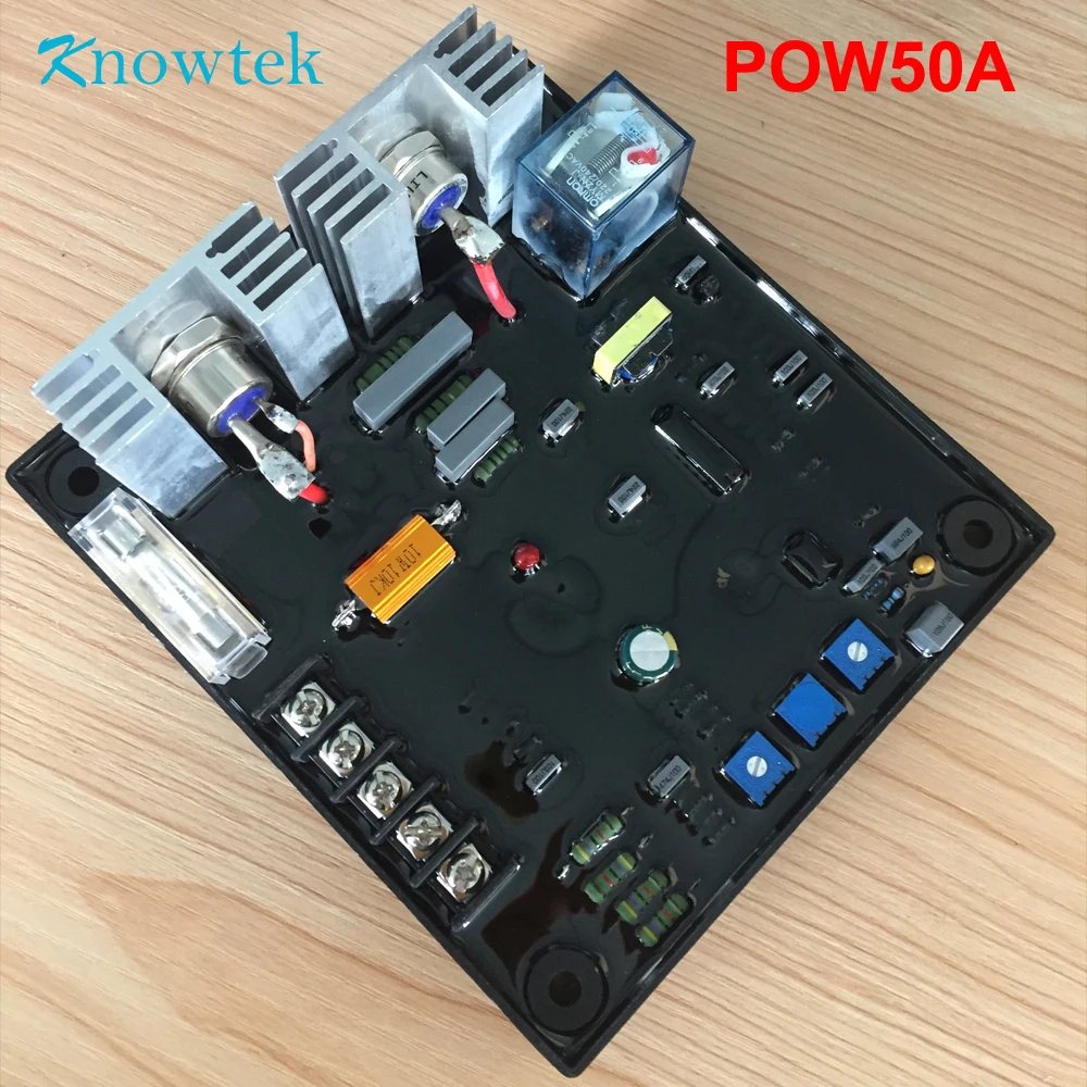 Universal AVR 35A Automatic voltage regulator POW50A for brush and brushless generator