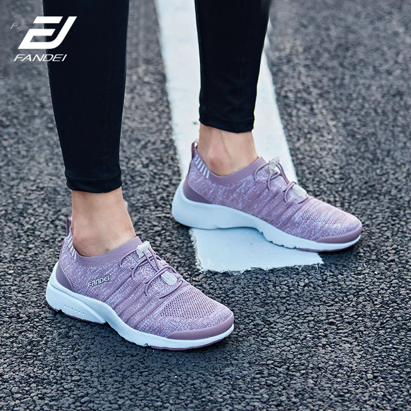 женские кроссовки зимние FANDEI мужские кросовки mesh breathable running shoes для мужчин