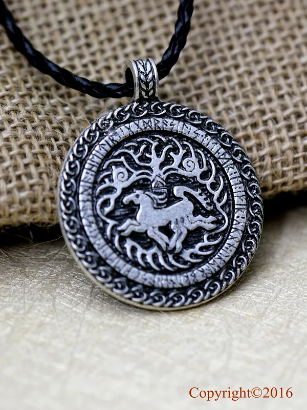 1 шт., славянское ожерелье Kres power Amulet, ювелирные изделия викингов, древнее славянское Скандинавское колдовство, ожерелье талисман