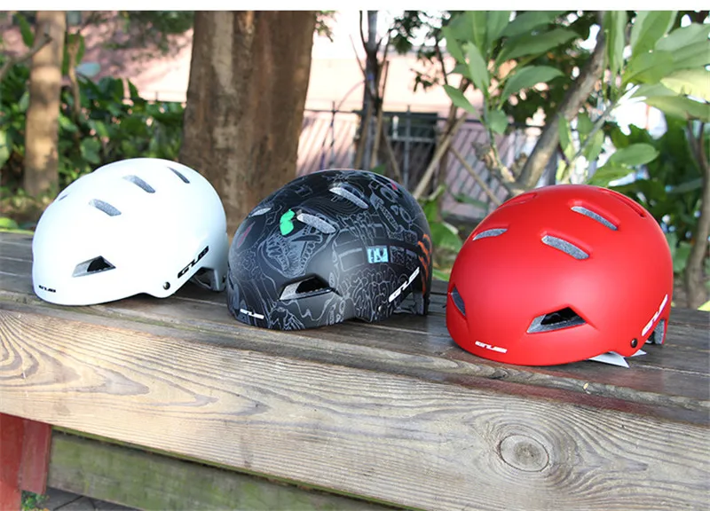

GUB Mountain Bike Riding Helmet Skateboard Climbing Rafting Ultralight Rescue Safe Helmet 56-61cm EPS cap body +PC Shell Helmet