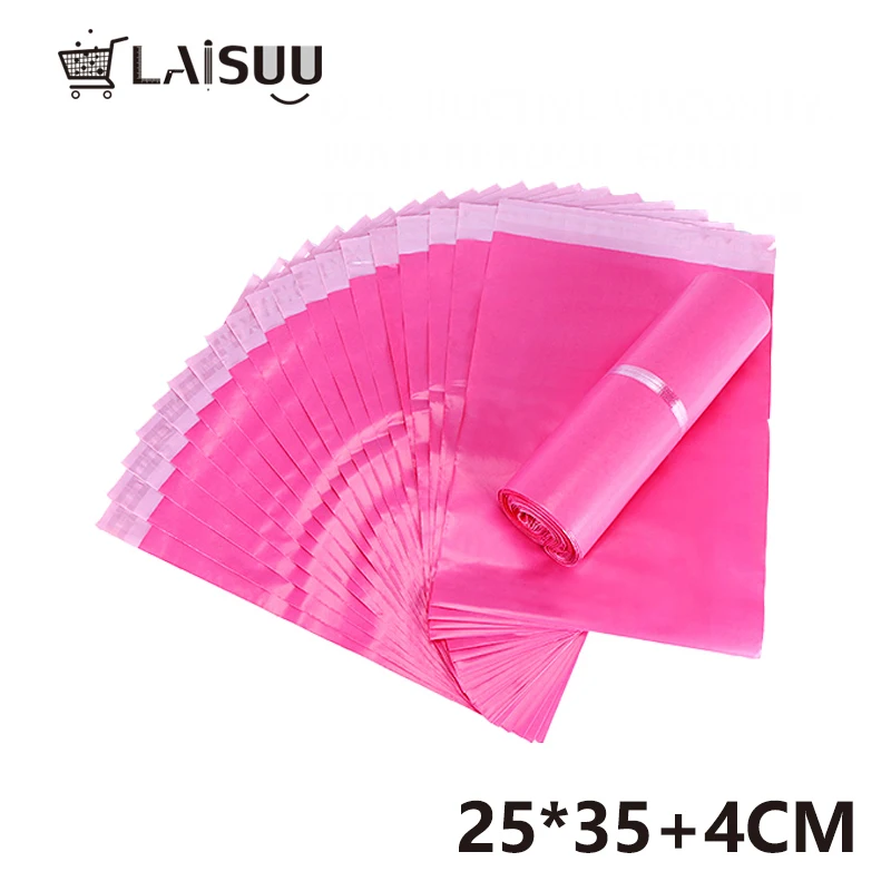 100 6x9 PINK Poly Mailers Shipping Envelope Couture Boutique Shipping Bags