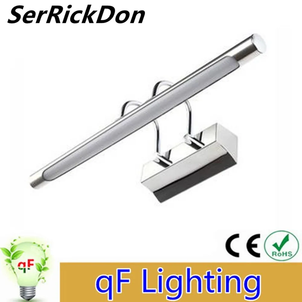 

Head rotatable bathroom light 100-240V 7W 46cm/12W 55cm led bedroom cosmetic mirror lamp study picture lighting
