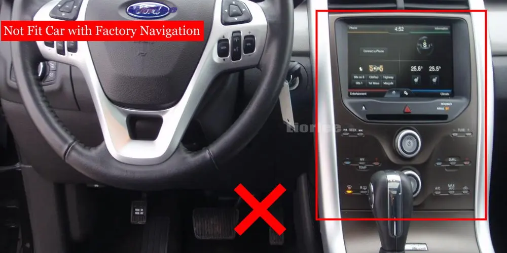 Для Ford Edge 2011~ Автомобильный Android-навигатор навигация dvd-плеер радио стереоусилитель BT USB SD AUX wifi HD экран мультимедиа