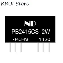 PB2415CS-2W мощность dc 24 v до 15 v 0.13a изолированный Регулируемый блок питания dc преобразователь