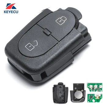 

KEYECU Replacement Remote Car Key Fob for Audi RS6 A3 A4 A6 Quattro 1997-2001 Part Numbers: 4D0 837 231 R