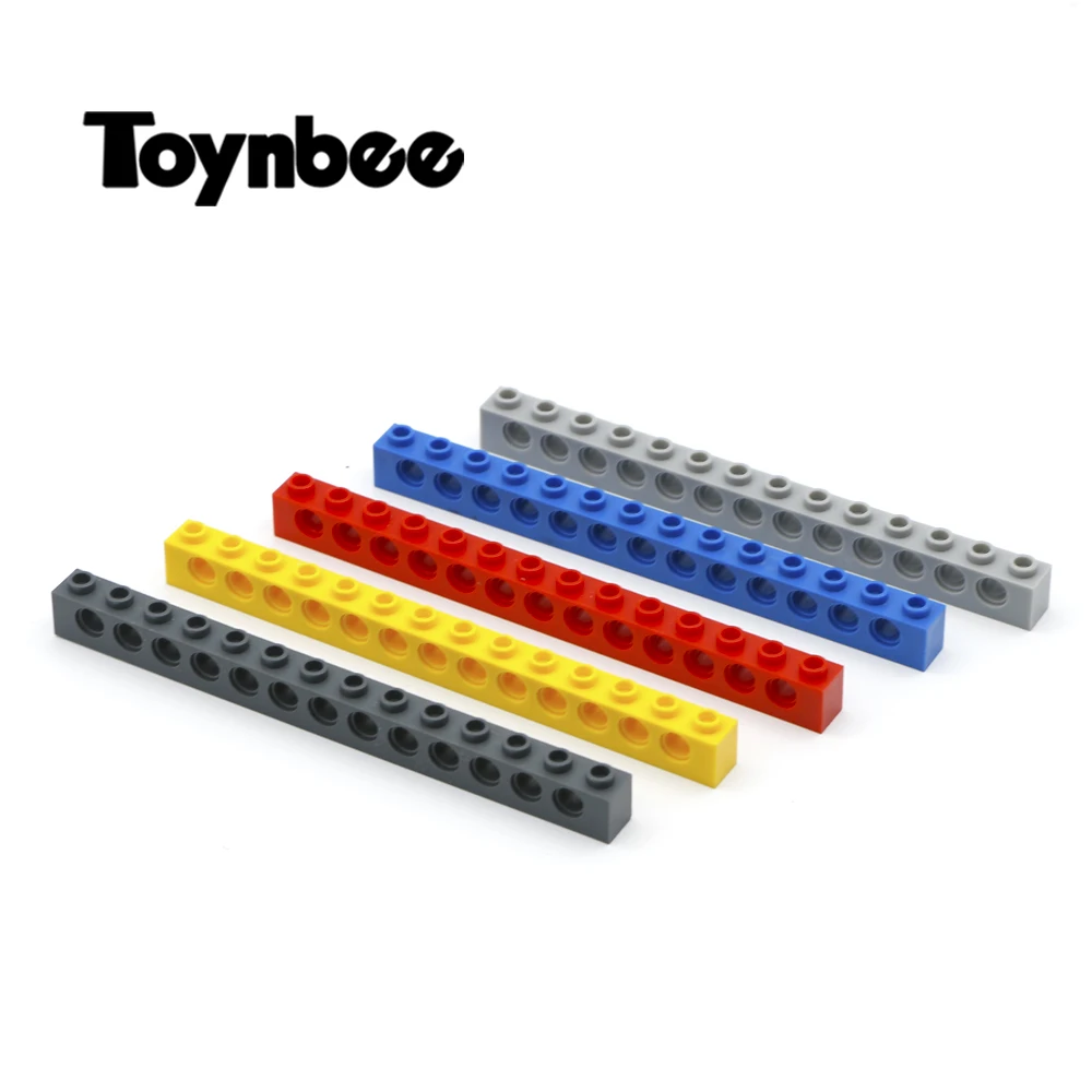 Детали для конструктора толстые строительные блоки 1x14 13 Pin отверстие MOC длинный