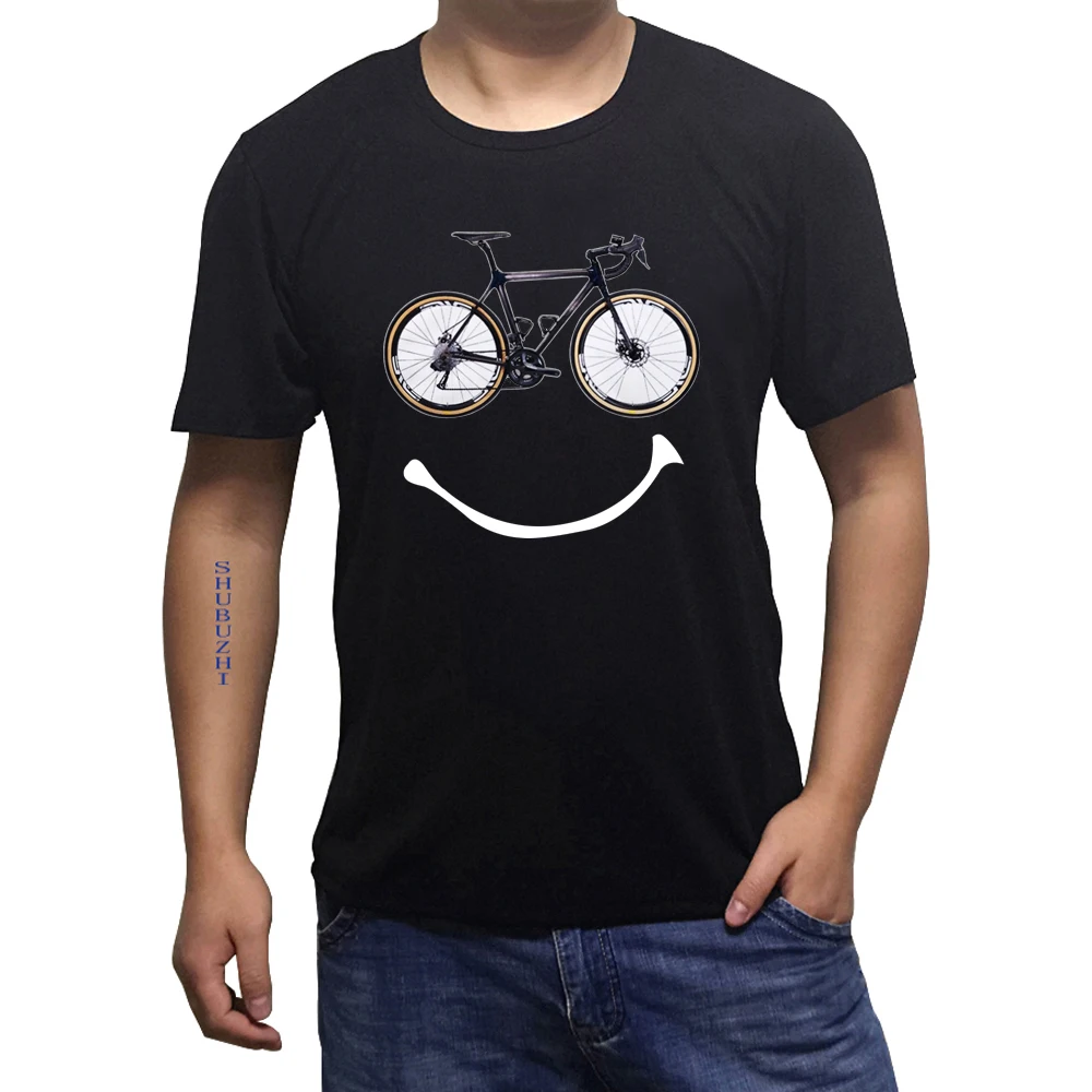 

Cycling LOVE Bicycle Athletic Sports Bike Happy Race Bicycle Mens Gray T-Shirt cotton tee shirt, tops wholesale tee sbz3265
