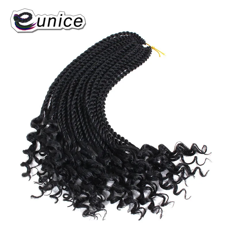 Curly Senegalese Twist Crochet Braiding Synthetic Hair Extension (76)