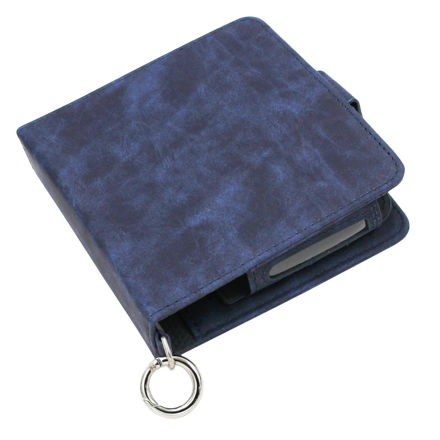 Новинка, 4 цвета, спортивный Чехол-бумажник с пряжкой для Iqos 2,4 Plus, кожаный чехол для Iqos с отделением для карт - Цвет: Синий