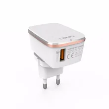 

LDNIO EU/US/UK Plug Quick Charge 2.0 1USB port 5V/2.4A Portable Mobile Phone Smart Charger for iPhone Tablet Wall Charger