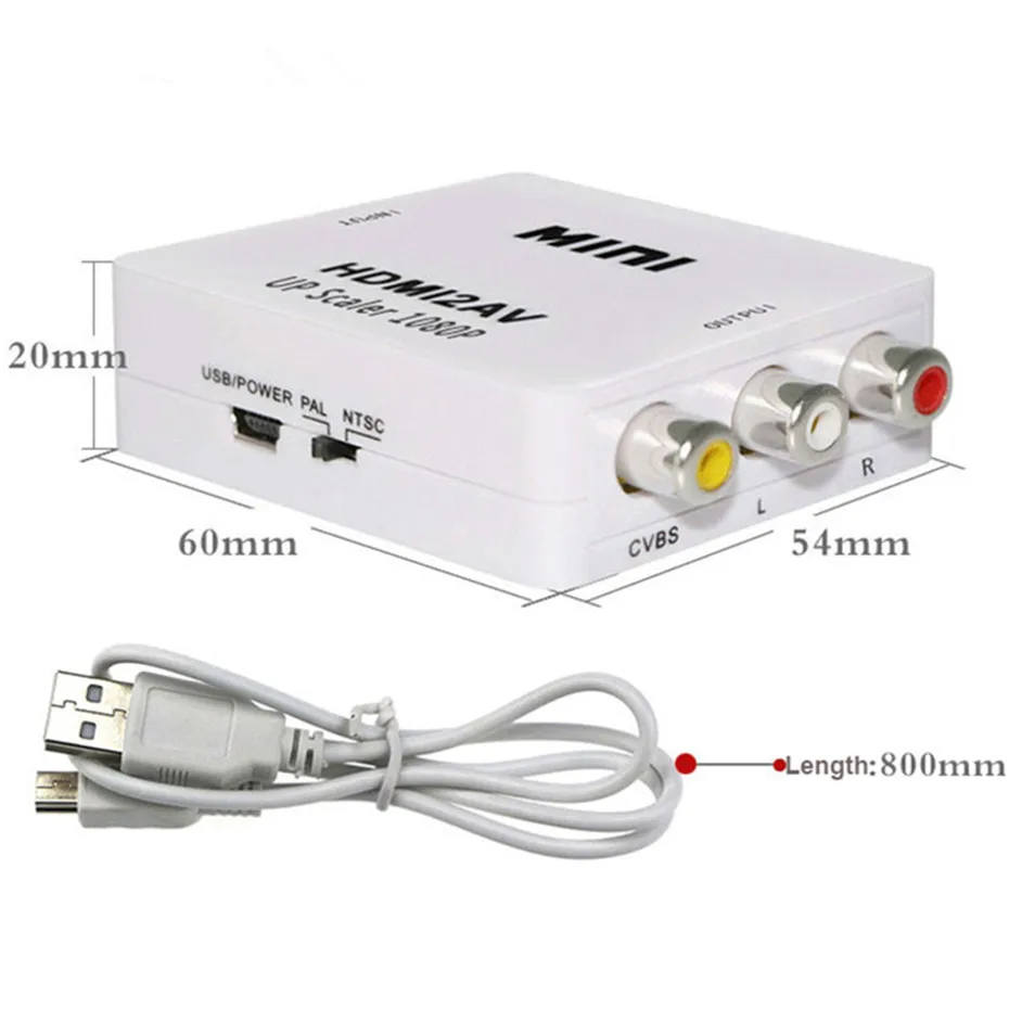 Basix HDMI TO AV Scaler  7