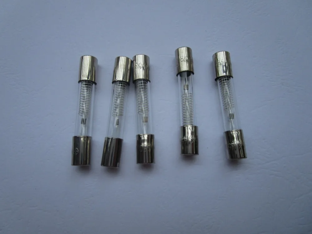 

100 Pcs Per Lot 0.8A 800mA 5KV 6x40mm High Voltage Fast Blow Glass Fuses for Microwave Oven