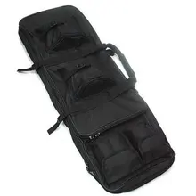 3" Двойная тактическая винтовка Чехол сумка для ружья сумка BK