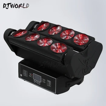 

RGBW 4in1 Led Spider Beam Light Led 8x10w Bar Beam Moving Head Beam Led Spider Light DJ Equipment LED Strobo Disco Lights DMX