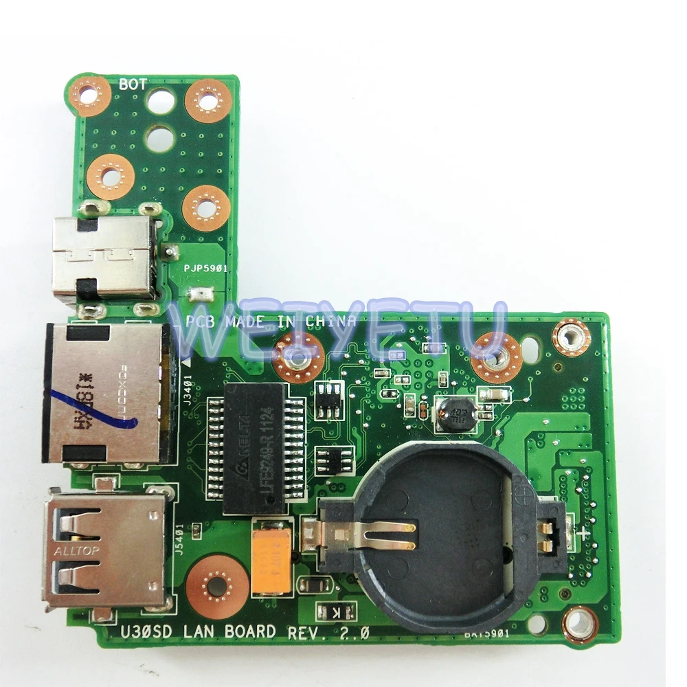 

U30SD LAN BOARD USB Boaed Ethernet Board Power Board REV2.0 for ASUS U30SD U30S U30 Laptop motherboard