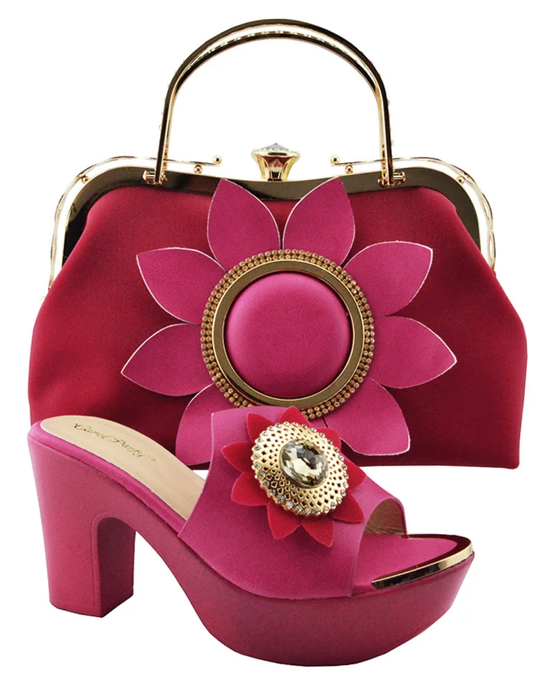 Italian Ladies Shoe and Bag To Match Set Women Shoes and Bags To Match