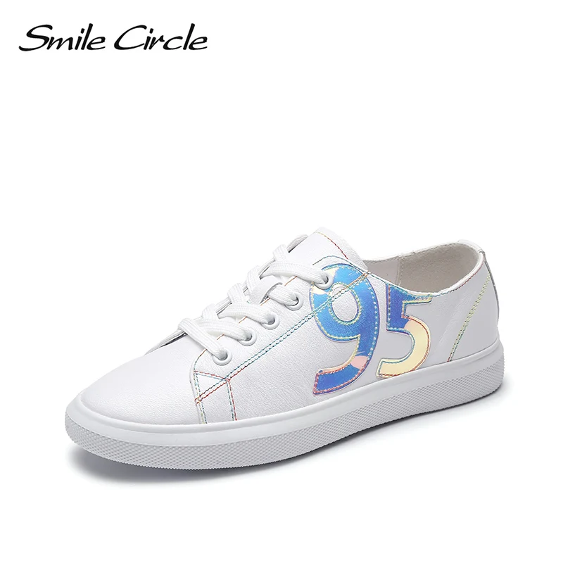 

Smile Circle sneakers 2019 Spring New style shoes women fashion Flat shoes women casual platform shoes gi shoes Comfortable