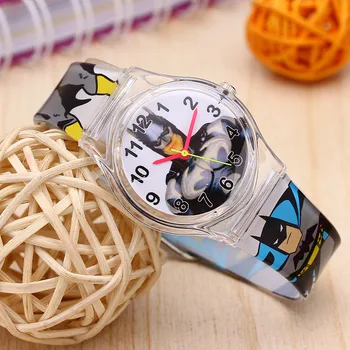 

Cute Kid Watch Children Sport Watches Catoon Swimming Diver Enfant Ceasuir Spiderman Batman Anime Boy Clocks Student Dress Saats