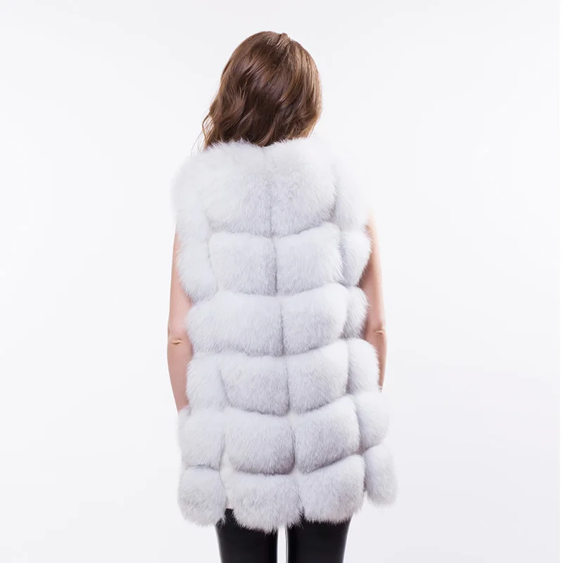 The Fox Vest In Long Section Of 2016 New Women