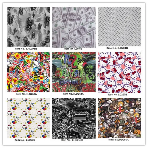 Hydrographic Film & Water Transfer Printing Film & Aquaprint Film Item NO. LRD287B