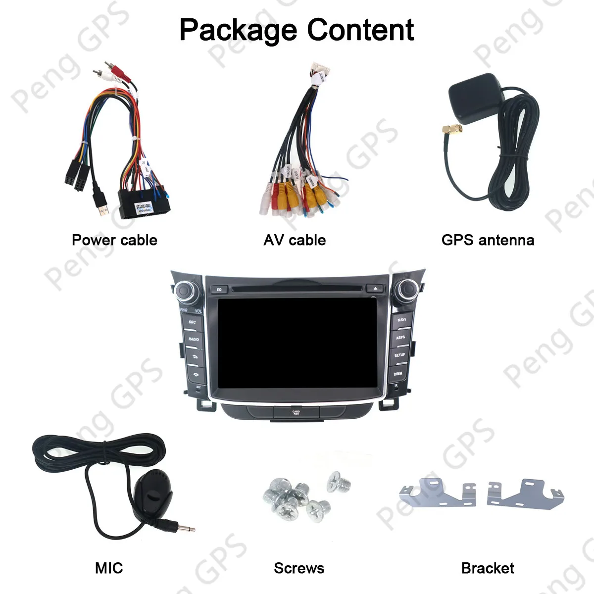 Cheap Android 9.0 Car Dvd Player Stereo radio GPS  Navigation For Hyundai i30 Elantra GT 2012 2013 2014 2015 2016 Auto Audio 3