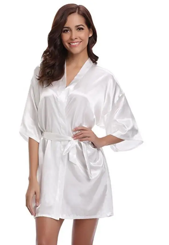 4XL. Женское атласное свадебное кимоно, халат для невесты. Одежда для сна, халаты для подружки невесты, пижамы, халат, ночная рубашка, спа, свадебные халаты, Халат