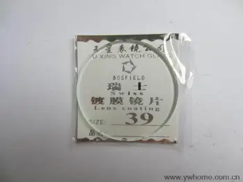 

39 mm New flat glass watch crystal diameter 39 mm Thick 2.0mm