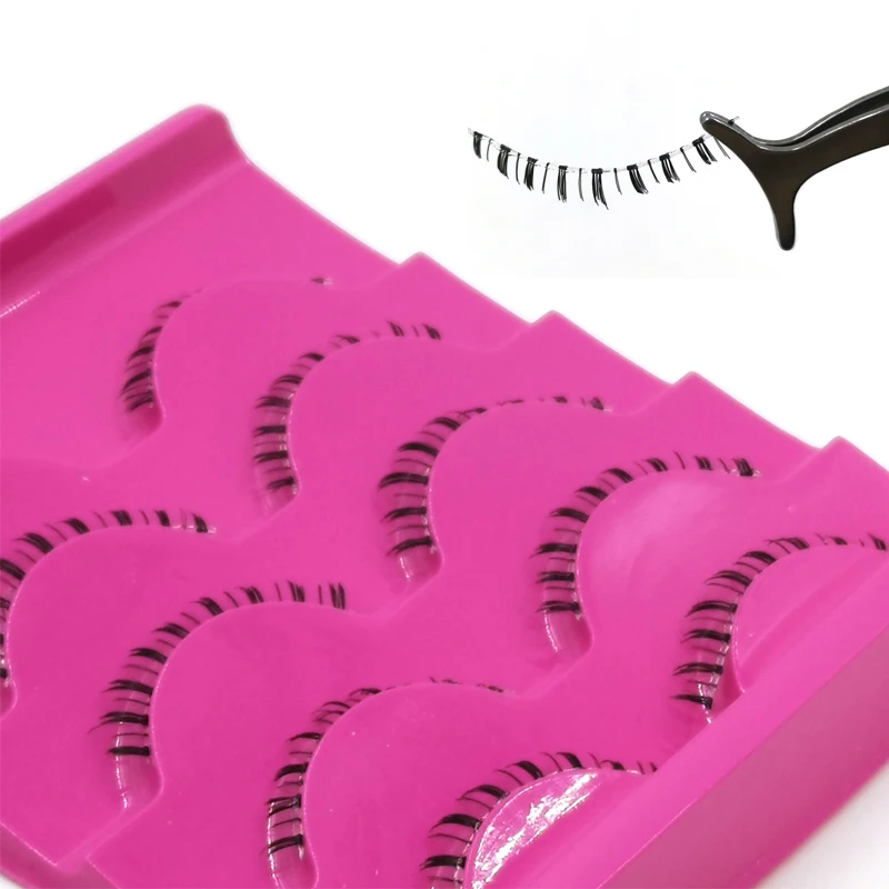 Icycheer 5 Pairs Lower Bottom False Eyelashes Natural Black Soft Under