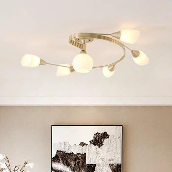 

Modern Rings LED Ceiling Lights For Dining Living Room Kitchen Fixtures Home Restaurant Plafon With Remote Bedroom Plafond Lamp