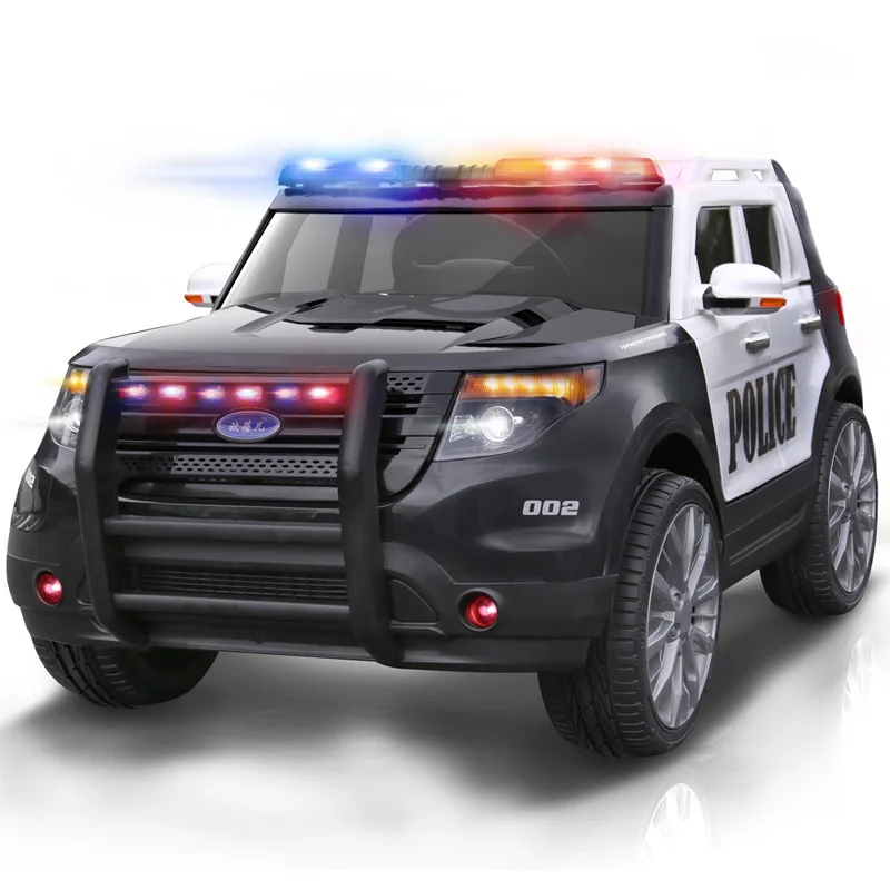 

The New Children's Electric Car Four-wheel Off-road Vehicle Swing Function Alarm car Russia free post