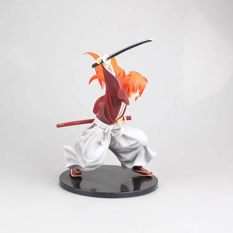 Rurouni Kenshin 18 см японский классический HIMURA KENSHIN ПВХ Фигурки игрушки Аниме Фигурки игрушки для детей рождественские подарки