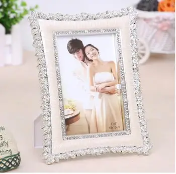 

Retro classic European wedding photo studio small roses set table photo frame creative wedding gift-20