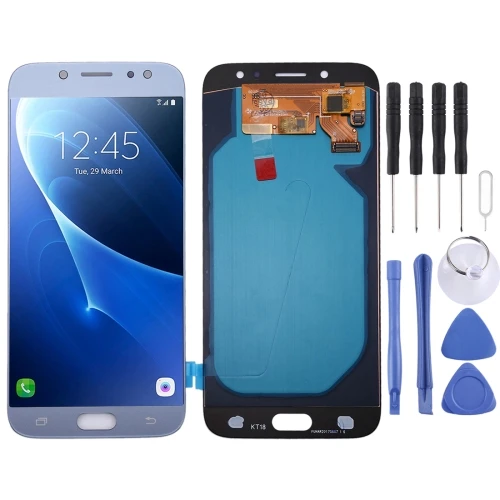 Oled материал ЖК-экран и дигитайзер полная сборка для Galaxy J7(), J730F/DS, J730FM/DS(синий