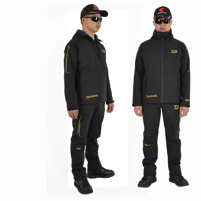 

2019 Men DAIWA Fishing Clothes Set Long Sleeve Breathable Anti Uv Fishing Shirts And Fishing Pants DAWA Suits Vetement De Peche