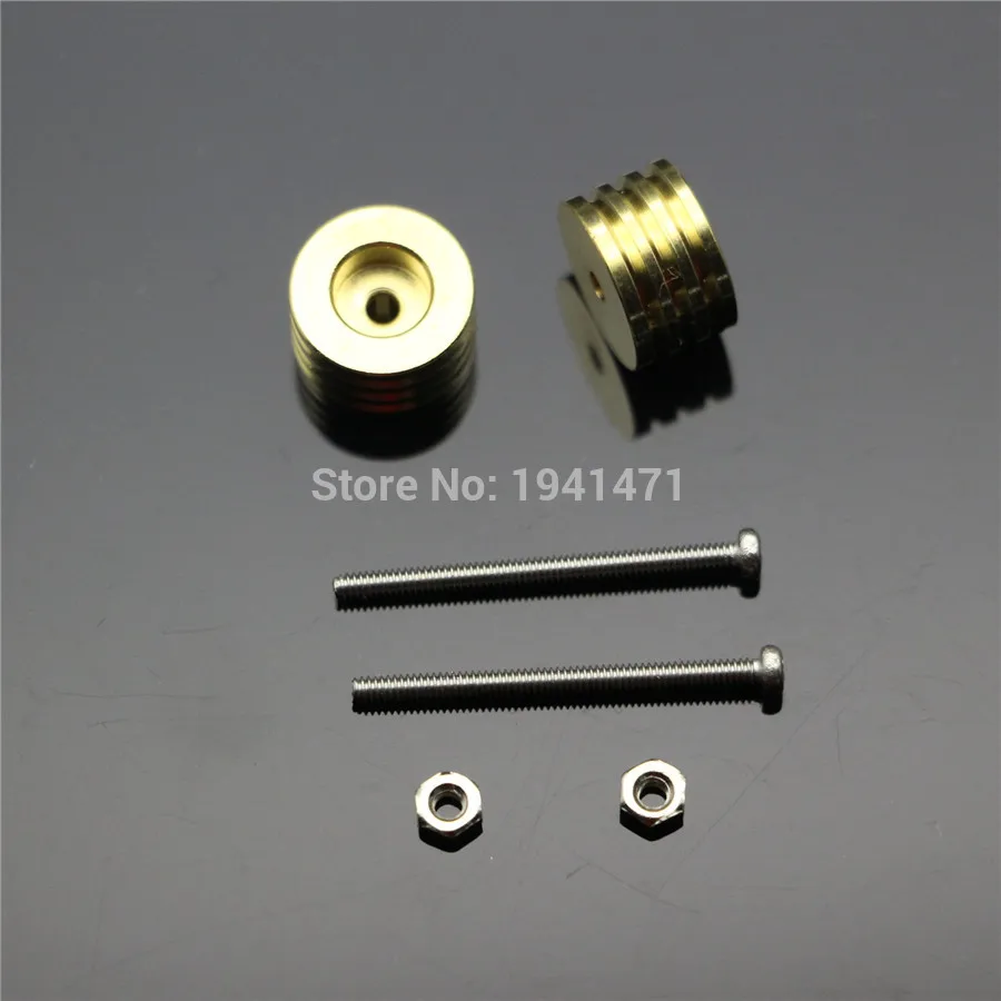 RFDTYGR Copper Colored Mass Damper Block Self made Parts For Tamiya