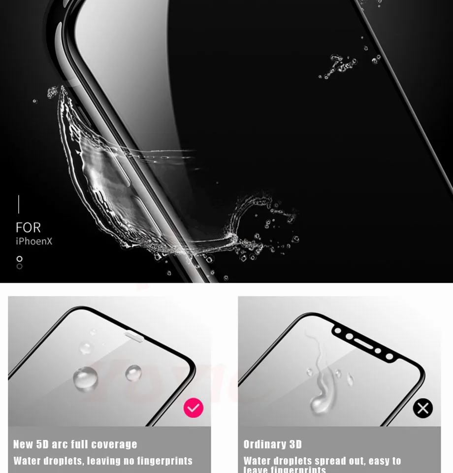 D9 For iphone 6 glass  for iphone 6s glass for iphone 7 glass for iphone 7 plus glassf for iphone 8 glass for iphone 8 plus glass for iphone x glass for iphone 5 glass for iphone 5s screen protector tempered glass