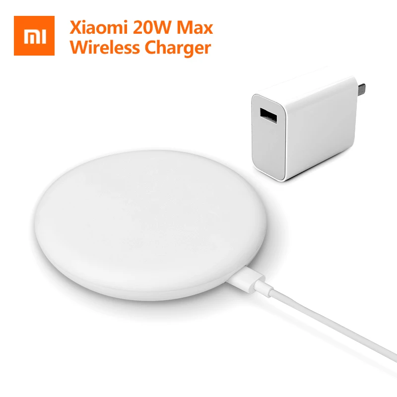 

Original Xiaomi Wireless Charger 20W Max 15V Apply to Xiaomi Mi9 MiX 2S Mix 3 Qi EPP10W For iPhone XS XR XS MAX