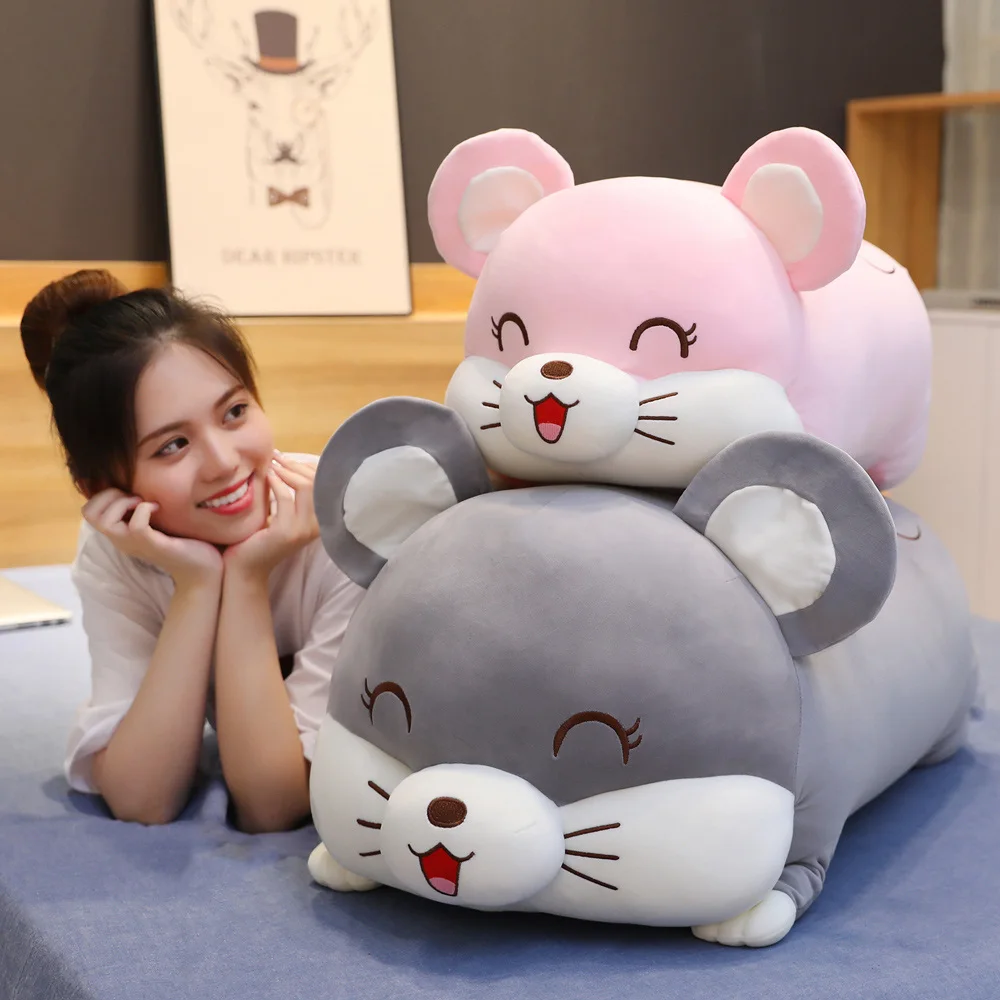 50 см Kawaii животных крыса свинья многофункциональная подушка сложить 2 в 1 Одеяло