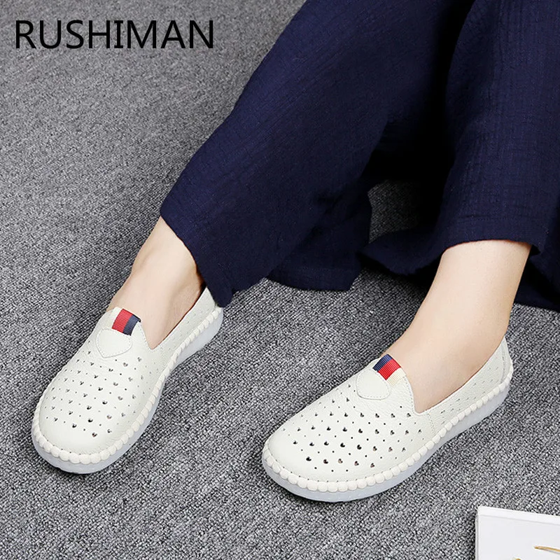Rushiman/белая женская обувь, новинка года, Нескользящие сандалии на ...