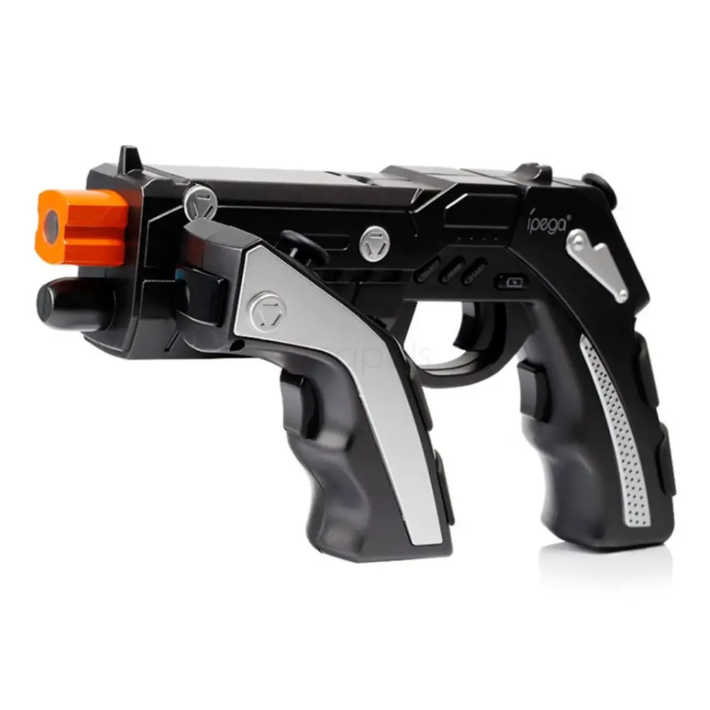 

PG 9057 Bluetooth Wireless Game Controller Gun Design Style Joysticker Game Pad Handset for iOS Android Xiaomi Smartphone