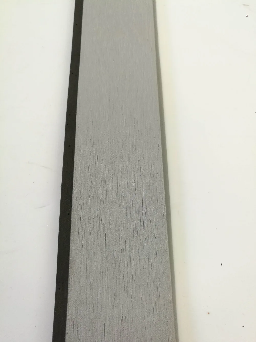 

Boat Marine Yacht Synthetic PVC Gery Teak Decking Border Trim Beveled Edge With Black Stripes 50mm 2 inch Wide 5mm Thick25 Meter