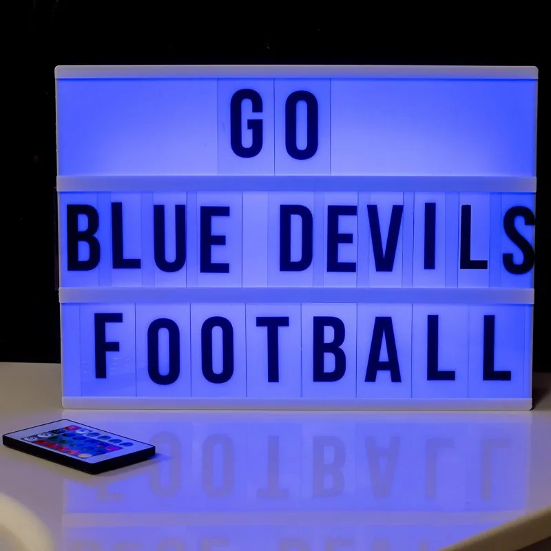 DIY RGB светодиодный ночник А4 А5 кинематографический светильник USB Ночной