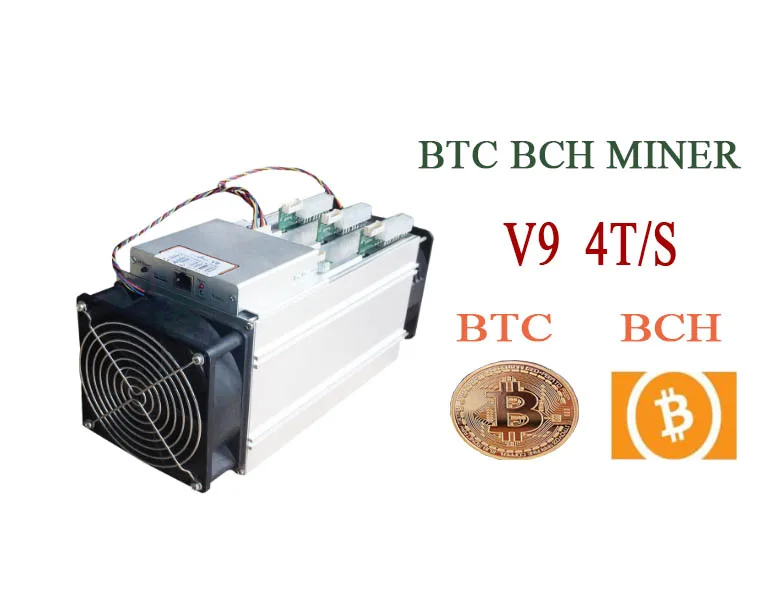 Бесплатная доставка KUANGCHENG горнодобывающей отрасли BITMAIN V9 4TH с мощности 1800 w AP188c БП Asic шахтер Btc работает на «копия» btc pcc sha256 по рецепту