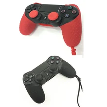 Силиконовые противоскользящие Защита кожи чехол Shell ремешок+ 2 шт. палочек Кепки Крышка для sony Playstation 4 PS4 Беспроводной контроллер