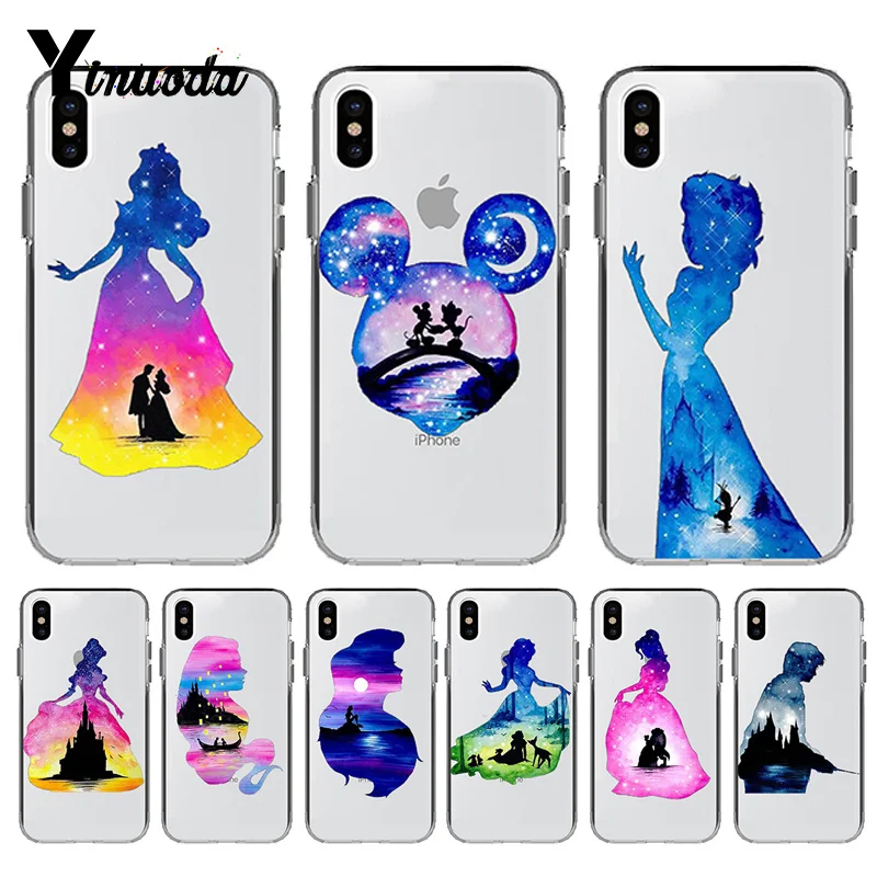 

Yinuoda Princess Alice lion king Soft Silicon Black Phone Case for iPhone 8 7 6 6S Plus X XS MAX 5 5S SE XR 10 Cover Fundas Capa