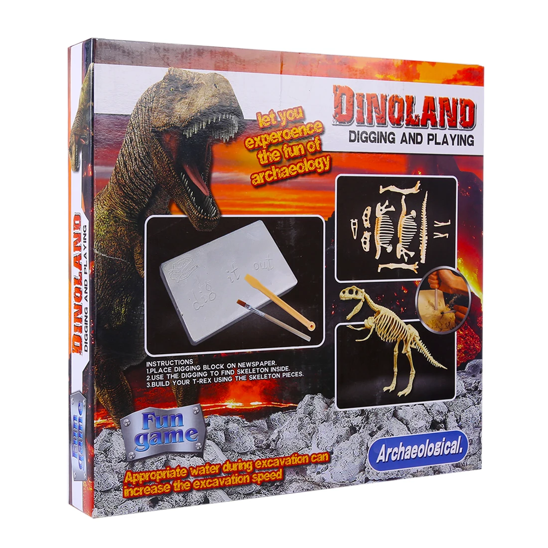 Тираннозаврами; издание дети сборки динозавров археологии земляных работ с мячом Развивающие игрушки для детей