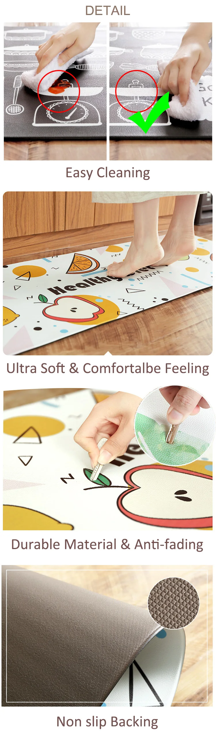 kitchen mat mats for kitchen kitchen carpet detail
