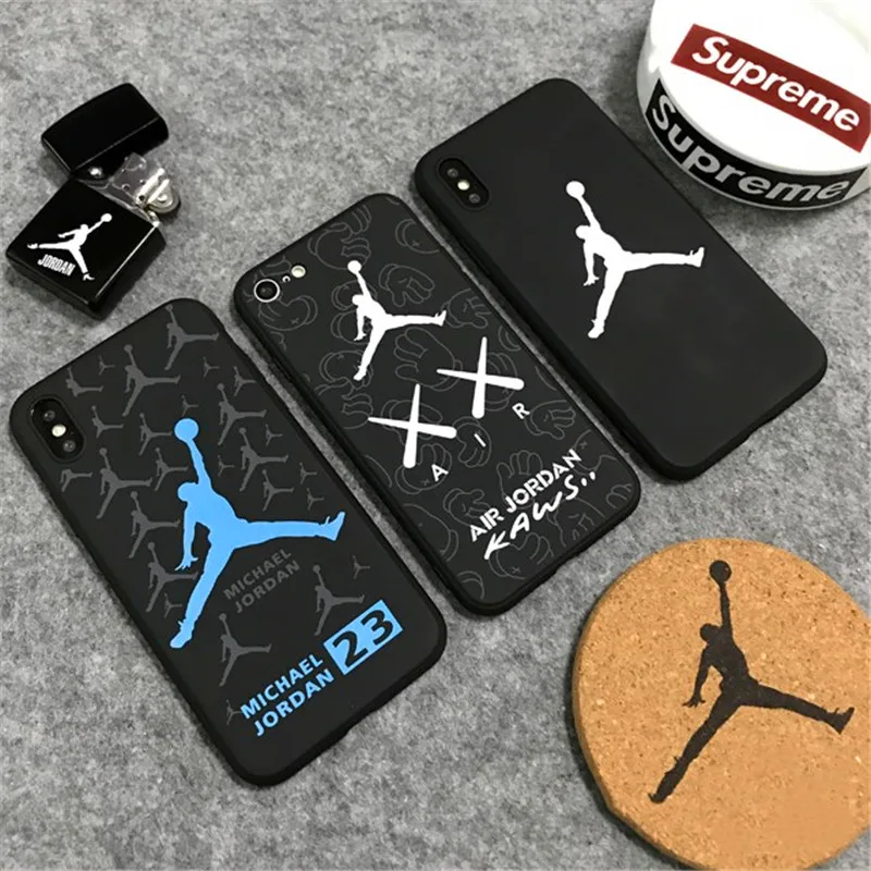

Slim NBA Matte Case For iPhone X XR XS MAX 7 6 6S Plus Soft silicone Back Cover Jordan Case For iphone 7 8 6 6s Plus Cover