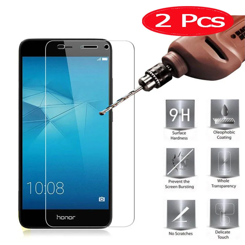 

2 Pieces HOPELF Tempered Glass for Huawei Honor 7 Lite Screen Protector Phone Film for Huawei Honor 7 Lite Tempered Glass